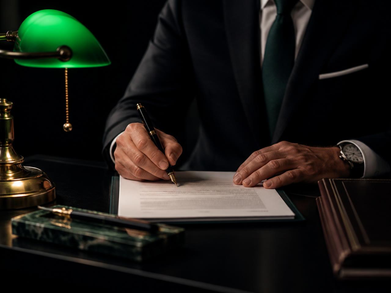 توقيع عقد إدارة محفظة على مكتب