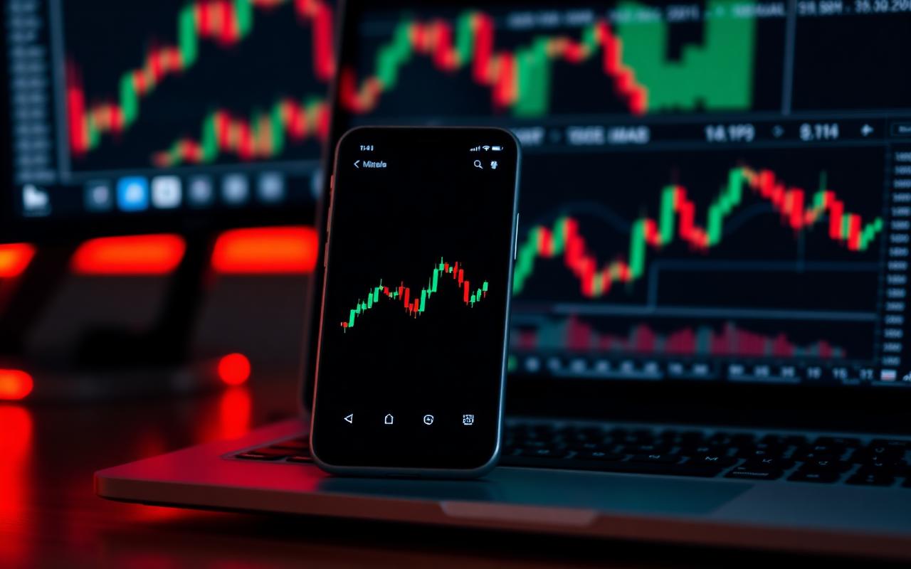 منصة تداول على الجوال والحاسوب